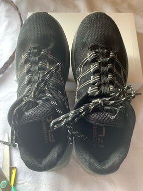 Merrell Black and gray women’s   Athletic Trail Shoes size 7 Floatpro
